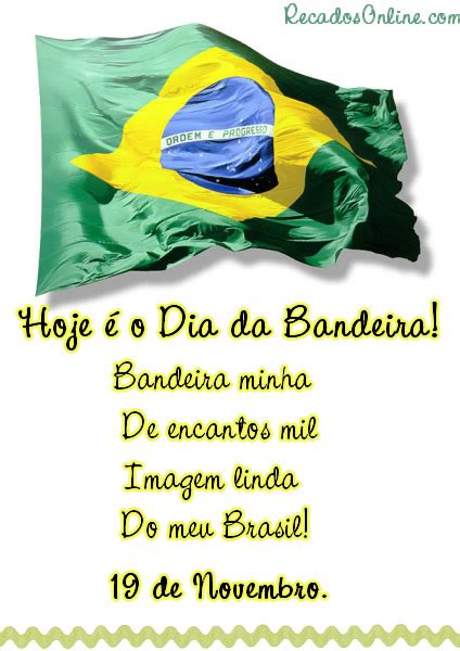 bom dia com a bandeira do brasil